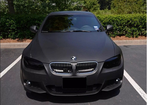 Envelopamento Adesivo Vinil Preto Fosco Automotivo 1,22mx15m 1