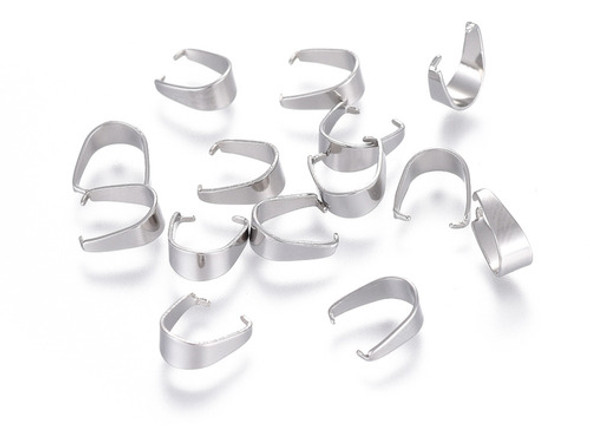 Ganchos De Acero (pack X 5u.) 7x6 Mm Plateado 0