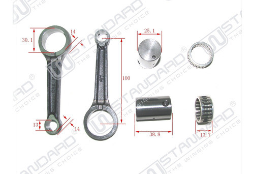 Kit Biela Completa H. C125 Biz / Smash 110 Larga W Standard 1