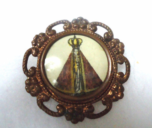 Broche Antigo De Nossa Senhora Aparecida 0