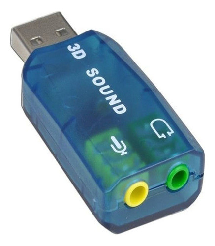 Controlador De Audio Usb Music Lead 3d Sound 5.1 0