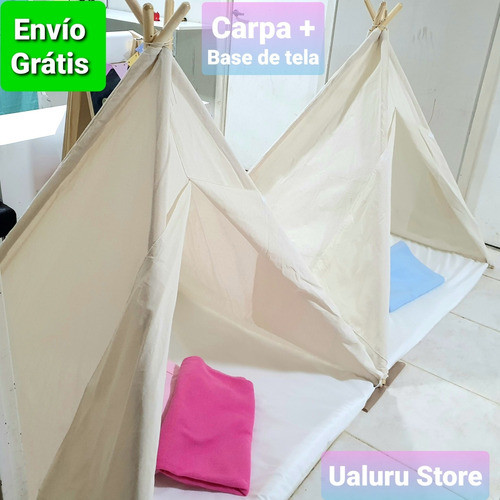 Carpa Tipi Infantil Tepee + Base 0
