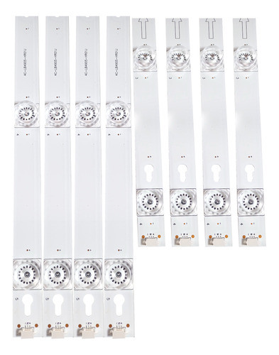 Kit De 4 Tira 5+4 Led Rca L49nxsmart / Tcl L49s4900 6v 1