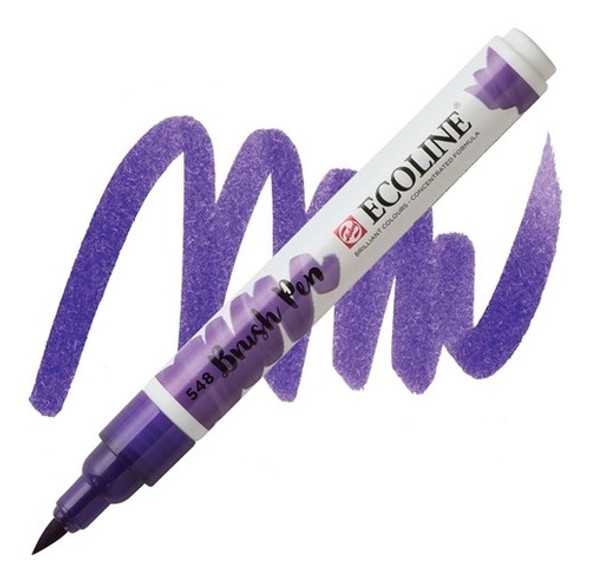 Brushpen Ecoline Talens Violeta 548 - Mosca 0