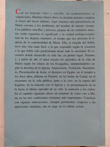 Maria En La Fe Catolica. Devoción Mariana Martínez Sierra 1