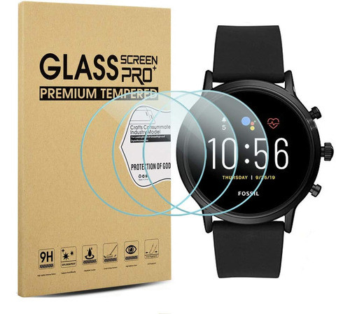 Suoman 3-pack Fossil Gen 5 Carlyle Hr Protector Pantalla Men 0