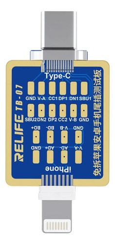 Dock Test Relife Tb-07 Para iPhone Android Tipo C Miro Usb 0