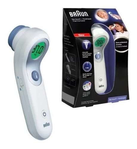 Termometro Braun Digital De Frente Sin Contacto Medicion 2 0