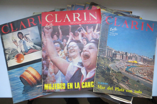 3 Revistas Clarín (años 73 A 79) A Elección 1