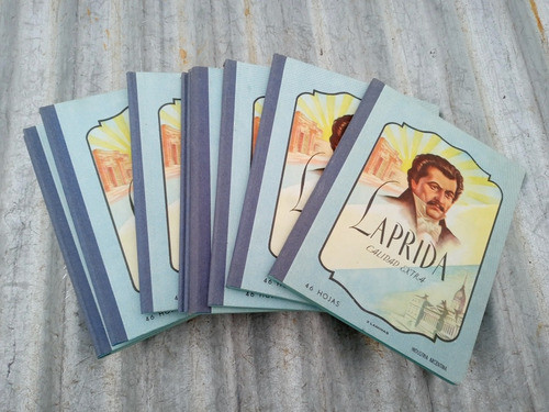 10 Cuadernos Escolares Laprida 46 Hojas Años 50 Tapa Dura 0