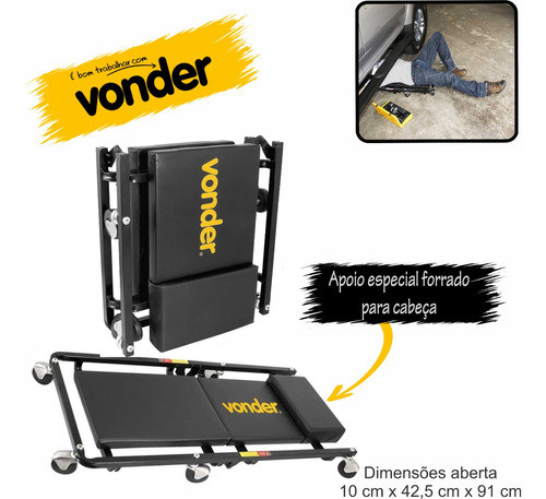 Esteira Para Mecânico Vonder 1