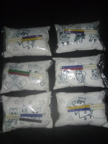 Almohada Lavable Para Pintar Niños 0