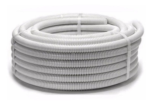 Caño Corrugado 7/8 Pulgada Blanco Ignifugo Ik32 25 Metros 0