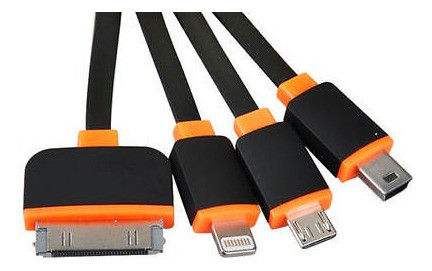 ¡nos Stock! Multi 4 En 1 Cargador Datos Línea Cable De Carga 1