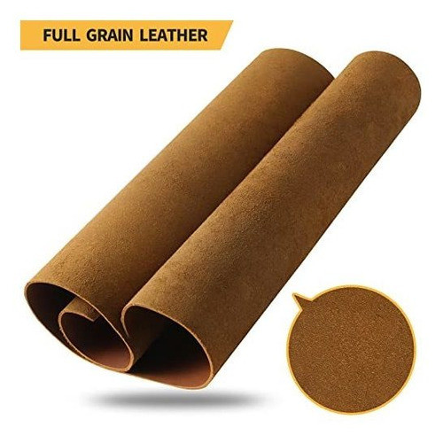 Hojas De Cuero Genuino, Manualidades De E:2mm, 25x25cm - 02 1