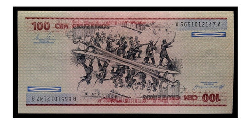 Brasil 100 Cruzeiros 1984 Sc Pick 198b 1
