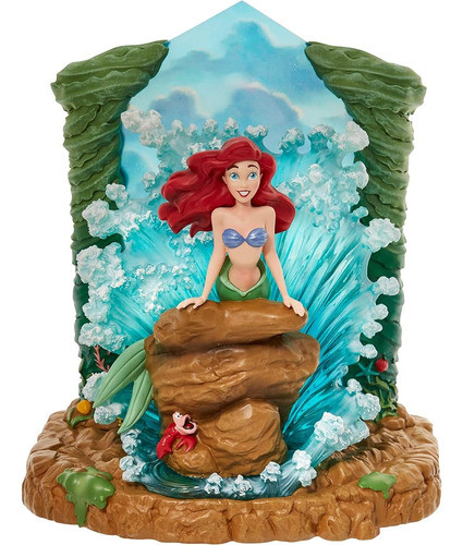 Enesco Disney Showcase La Sirenita Ariel Rompiendo Olas Figu 0