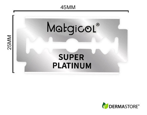 Matgicol Filo Doble Original Caja X100 Navaja Maq Afeitadora 1