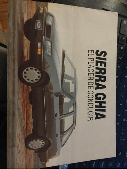Folleto Catálogo Ford Sierra Original Impreso 0 Folleto Catálogo Ford Sierra Original Impreso 0