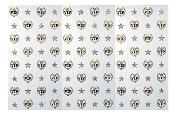 Banner De Fondo Vip (9 Pies De Largo) Decoración De Fiestas 0