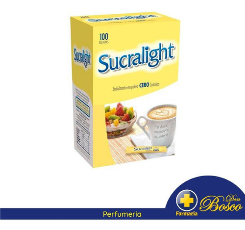 Sucralight Endulzante 100 Bastones 0