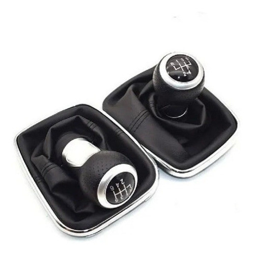 Palanca De Cambio Fuelle Pomo Para  Vw Golf 4 Bora Aluminio 0