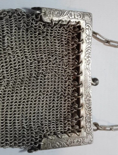 Antiguo Monedero De Alpaca Ro 1960 1