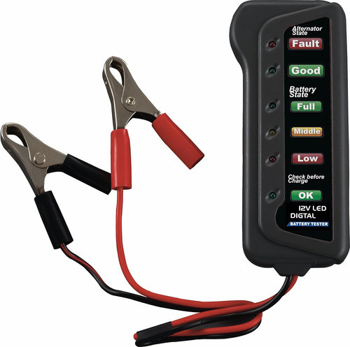 Probador Alternador Batería Coche 12 V Prueba Estado Batería 0