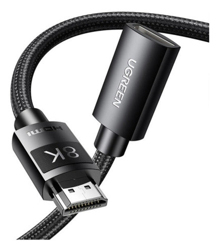 Cable Alargue Hdmi 2.1 8k @60hz Macho A Hembra 0.5mts Ugreen 0