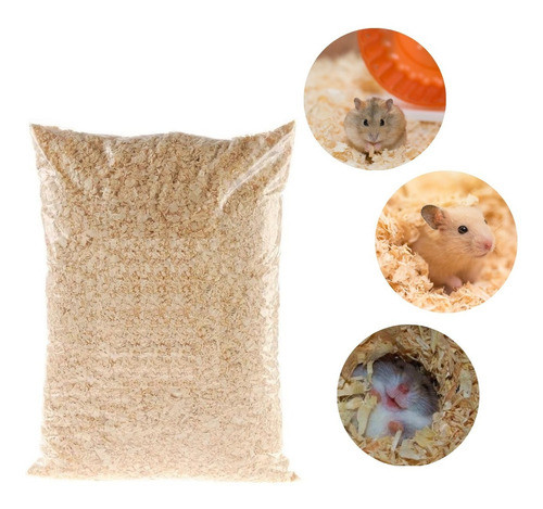 Maravalha  Serragem Roedores Pássaros Gaiolas 350g 0