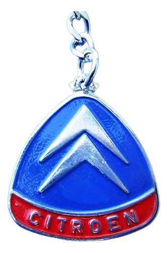Citroen - Llavero Placa Metal Esmaltado Nuevo 0