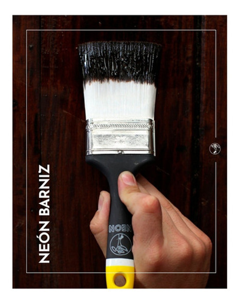 Pincel Neon Amarillo Especial Para Barnices Nº15 1