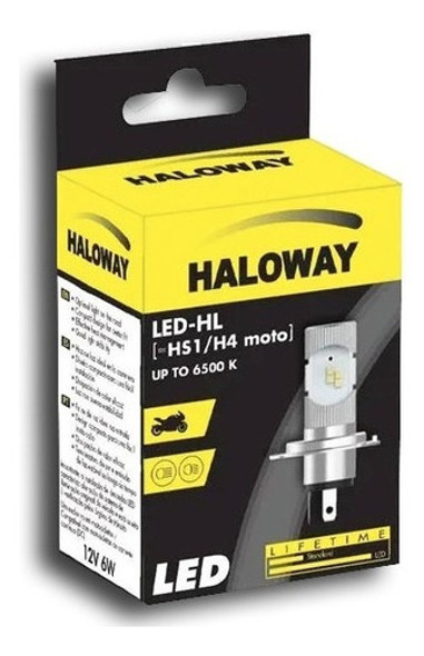 Lâmpada Farol Moto Led H4 6000k Triumph Rocket Iii Roadster 0