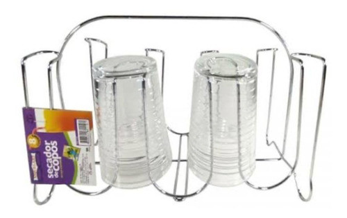 Secador Copos 8 Lugares Cromado 0