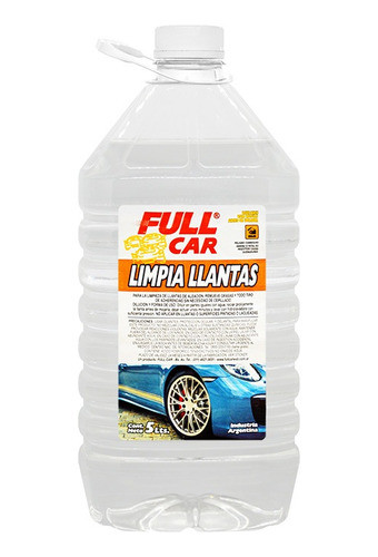 Shampoo Limpia Llantas Aleacion 5l Full Car Desengrasante 0