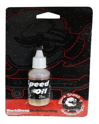 Óleo Lubrificante Black Sheep Speed Oil 25ml P/ Rolamento Sk 0