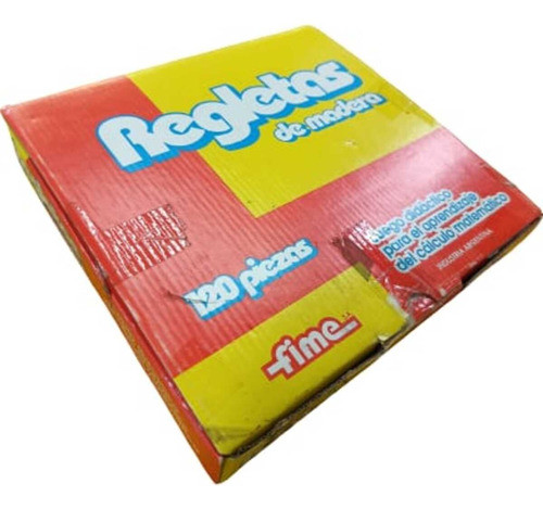 Regletas Madera Fime 120 Piezas Juego Didactico Matematica 1