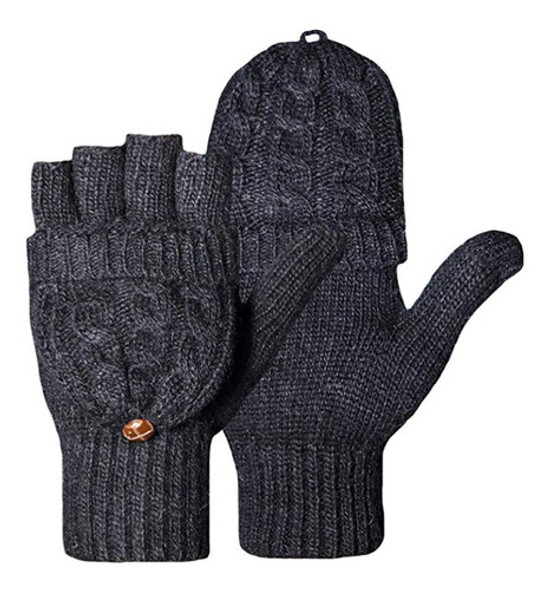Iywish Mujeres Hombres Guantes Sin Dedos Guantes De Punto De 0
