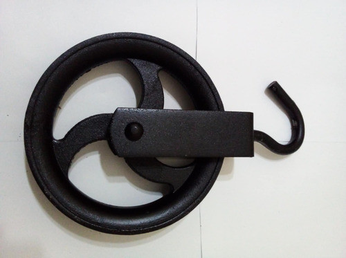 Roldana De Albañil Tipo Pocera 180 Mm Fundicion 0