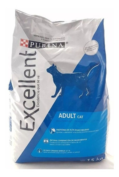 Purina Excellent Cat Adulto 7.5kg + Piedra Tidy Purina 0 Purina Excellent Cat Adulto 7.5kg + Piedra Tidy Purina 0