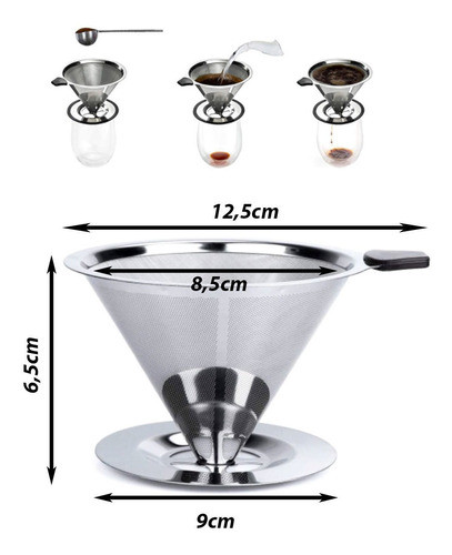 Mini Coador Café Individual Tamanho P 101 Reutilizável 1