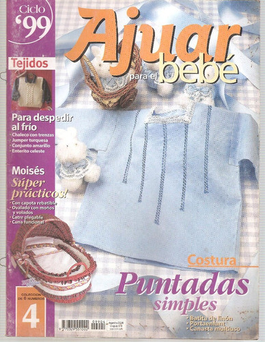 Revista Ajuar Para El Bebe Nº 4 Octubre 1999 0