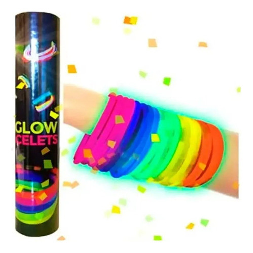 Pulsera Química X50unidades Colores Surtidos Para Cotillón 0
