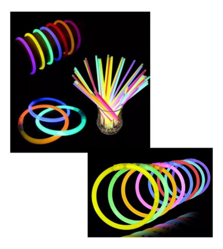 Pulsera Química X50unidades Colores Surtidos Para Cotillón 1