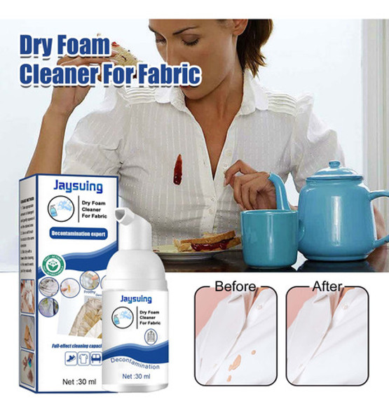 Limpador De Espuma Seca, Agente De Limpeza A Seco Para Manch 1