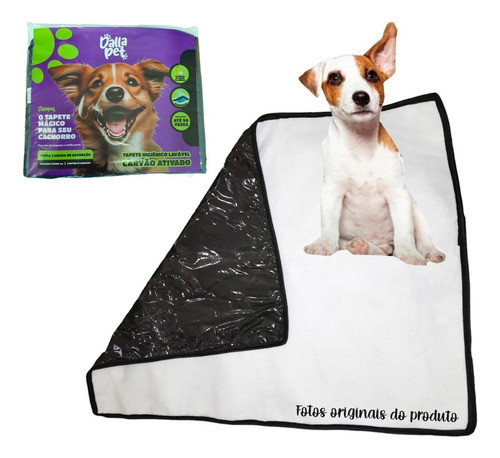 Tapete Absorvente Dupla Camada P/ Cães - Lavável - 60x80 Cm 1