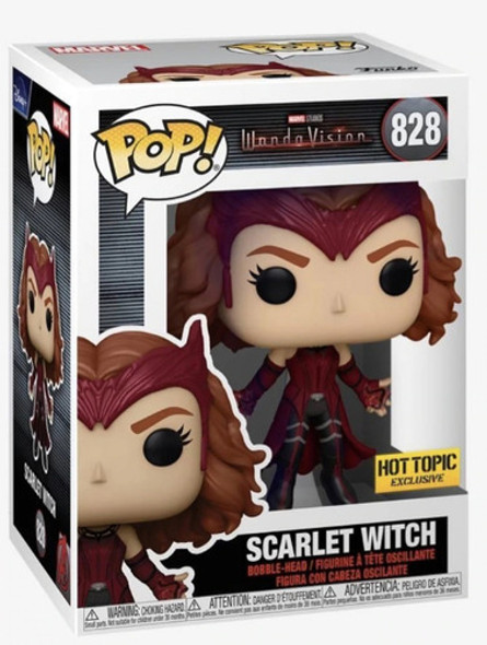 Funko Pop Marvel Wandavision Scarlet Witch Hot Topic 1 Funko Pop Marvel Wandavision Scarlet Witch Hot Topic 1