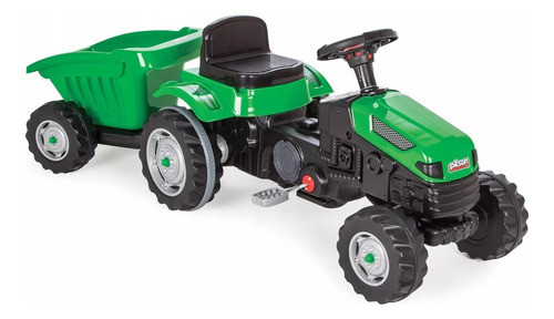 Tractor Infantil A Pedal Con Zorra/remolque. Para Niños 0