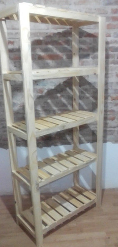 Estantería Toallero Deck Vestidor De Pino 1,80 X 80 1