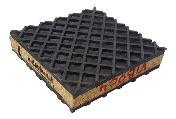 Base Vibrastop Antivibratoria N°5 110x53mm Corcho Y Goma 0